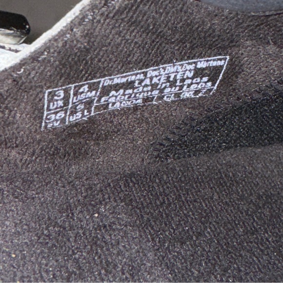 NEW Women DR MARTENS Laketen Slingback Mule metallic tumble nappa leather Sz 5 - Picture 8 of 9